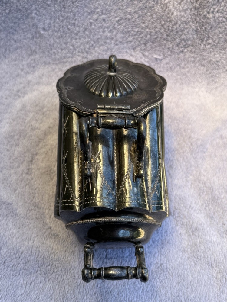 Vintage Silver Plated Sheffield sugar scuttle