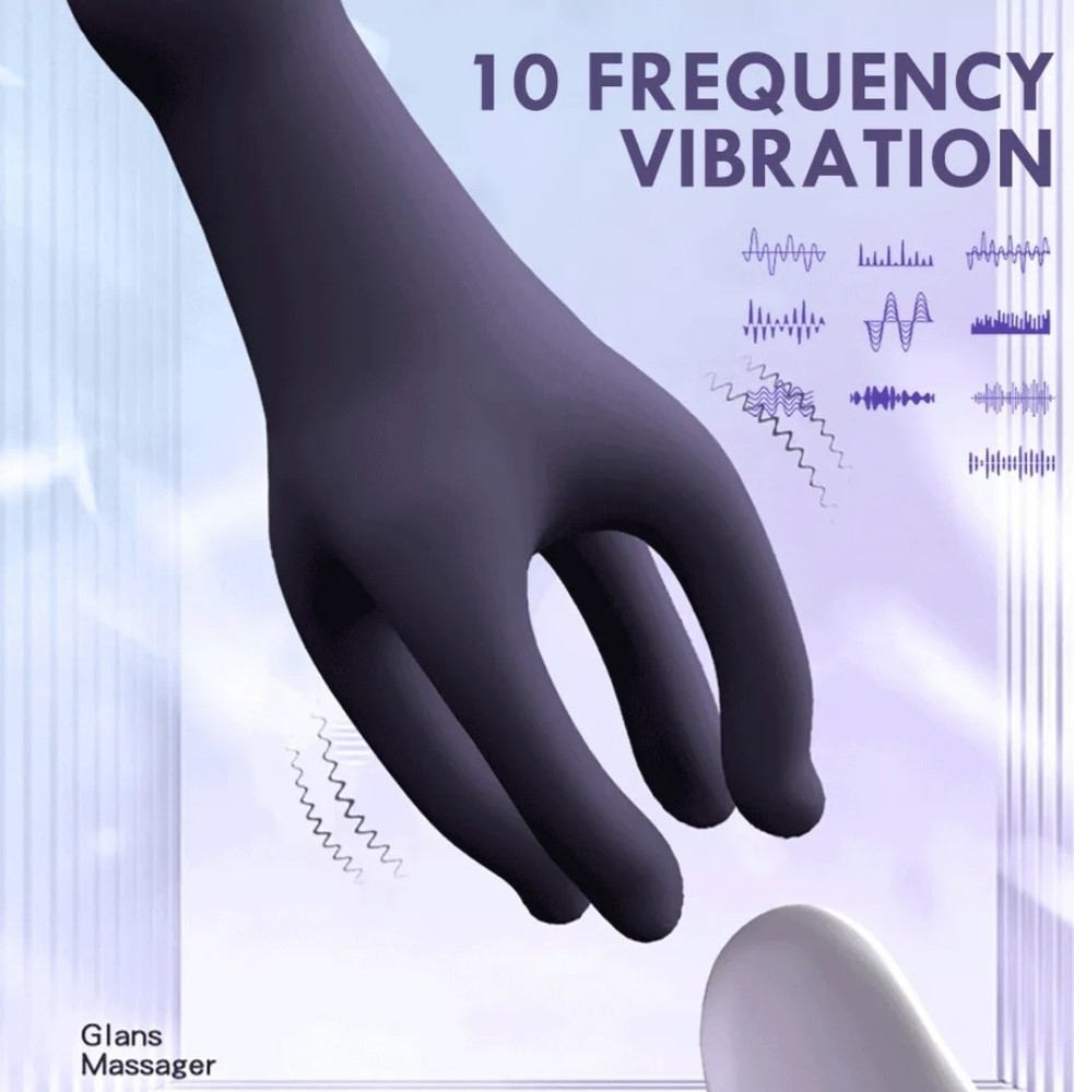 Powerful Multi-Speed Vibrating Massager Glans Trainer USB Rechargeable