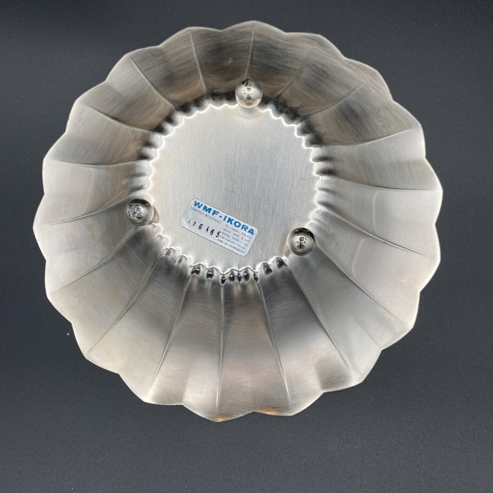 WMF IKORA Germany Footed Silver plate Decor Bowl Vintage - tarnish resistant