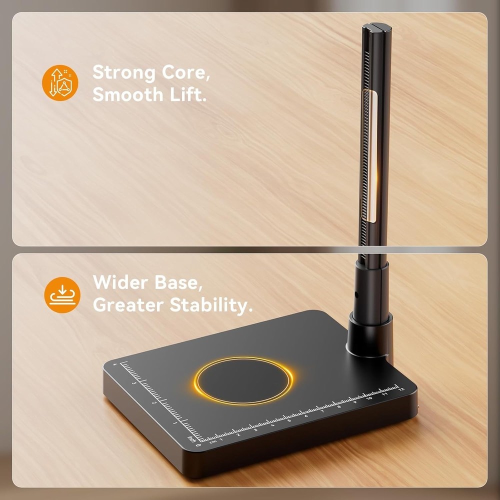 Coin Microscope with Scale：4.3" Digital Microscope with Adjustable LED, Error...