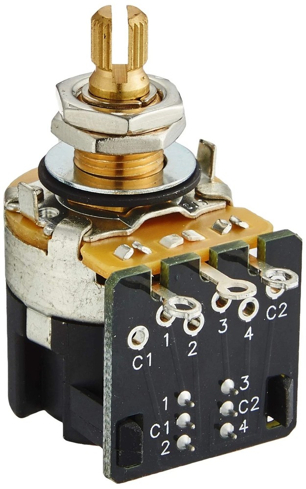 CTS Premium CTS 250K Push-Pull Split Audio Potentiometer