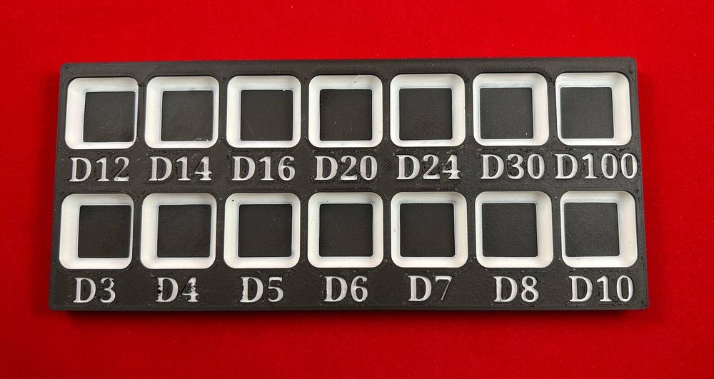 Dice Tray compatible with Dungeon Crawl Classics - DCC (Weird dice)