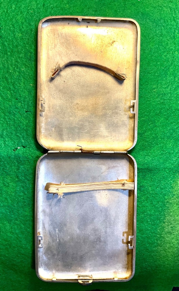 Sterling Russian, SovietEra, Silver Cigarette Case