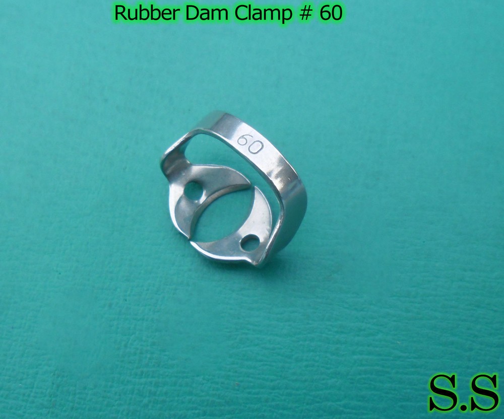 12 Endodontic Rubber Dam Clamp #60
