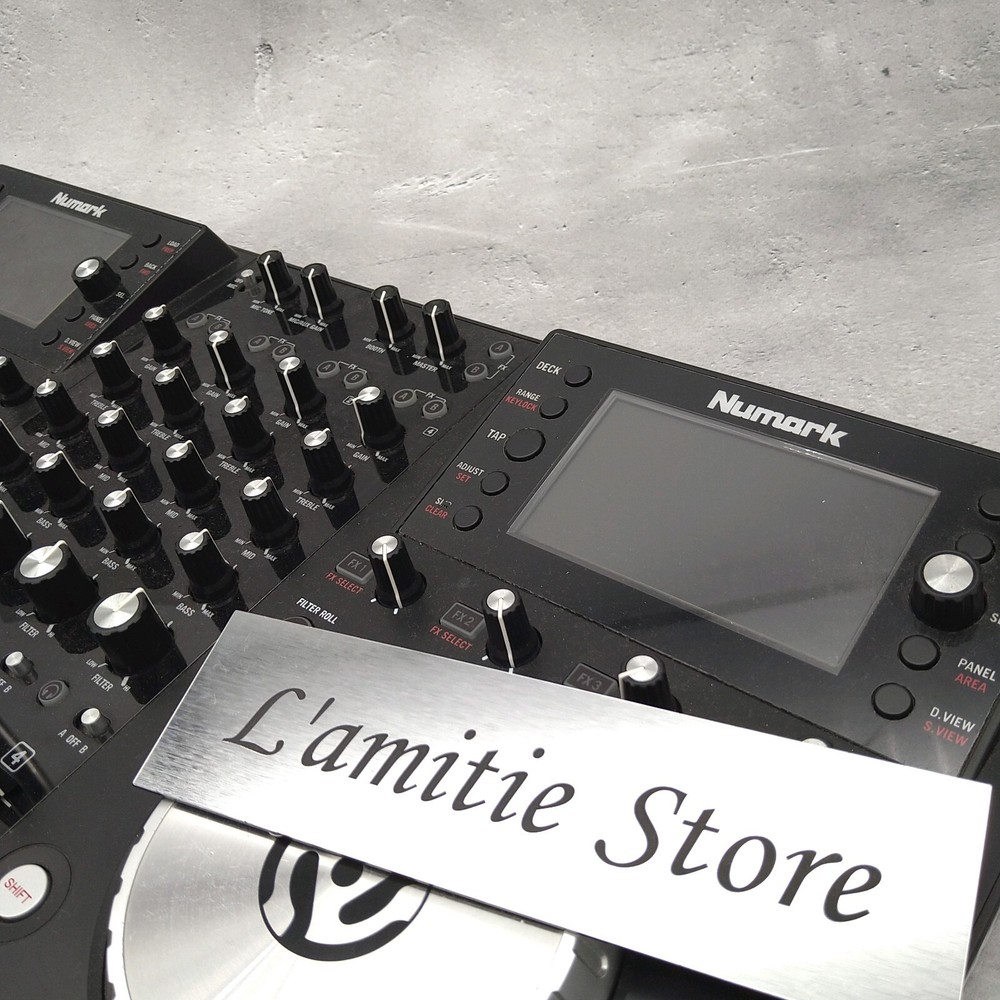 Numark NV 4-Deck Dual-Display USB DJ Controller Used Tested