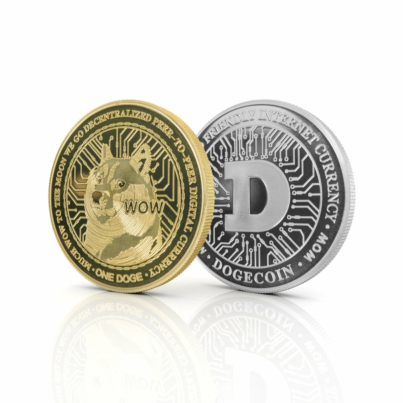 Dogecoin (DOGE) Physical Crypto Coin by Cryptochips | High Quality Collectables