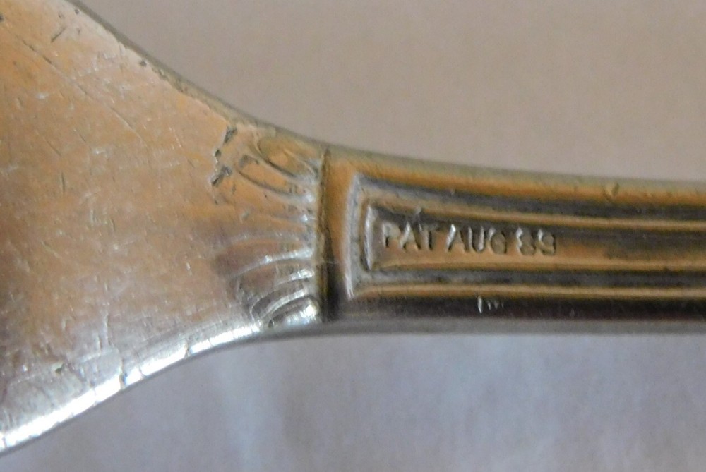 Dinner Fork - 1846 Rogers Silver Plate - Unknown Leaf Scroll Pattern #P94