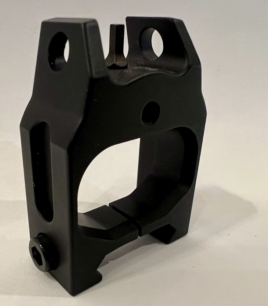 Fixed Front Backup Sight Post, Aluminum, Black