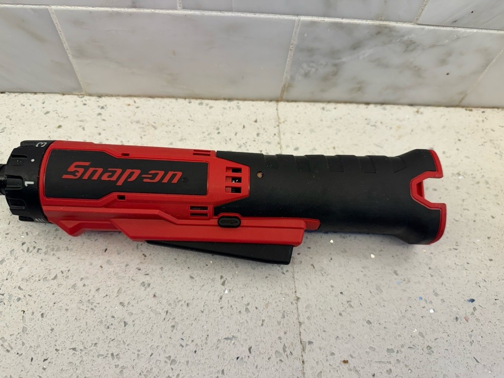 Snap-on Red Micro Lithium CTSS761 14.4V  1/4" Hex Inline Screwdriver TOOL ONLY