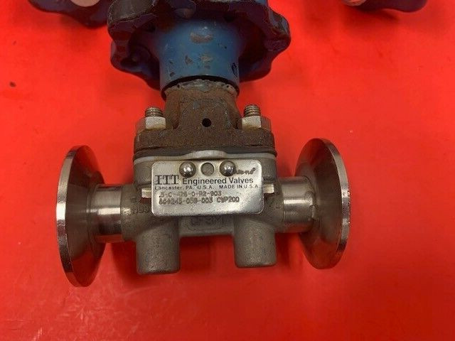 ITT - 1/2" Hand Actuated Diaphragm Valve - CF3M - Five Valves