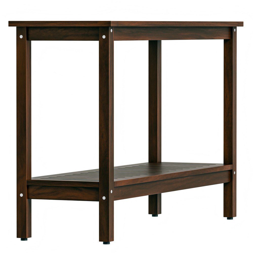 48" Console Table Multiuse Buffet Bar Storage Organizer with Foot Slider Coffee