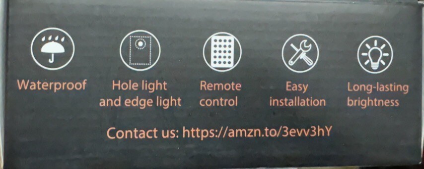 Waybelive LED Cornhole Board Lights - Remote control - 16 Colors