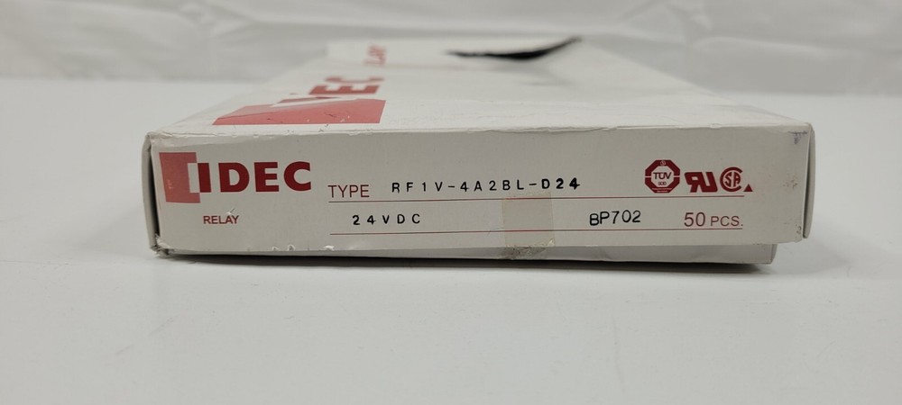 IDEC RF1V-4A2BL-D24 Relay, Force Guided, 4NO-2NC, DC24V, LED, PCB terminals
