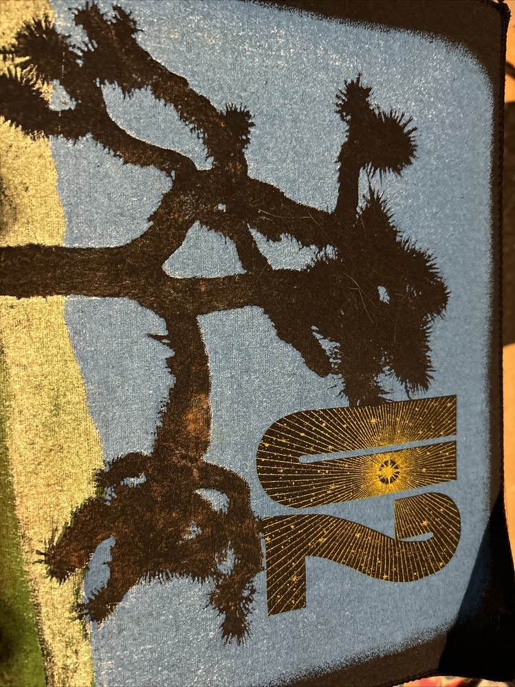 Unused 1990s U2 Joshua Tree 11” By 14” Back Patch