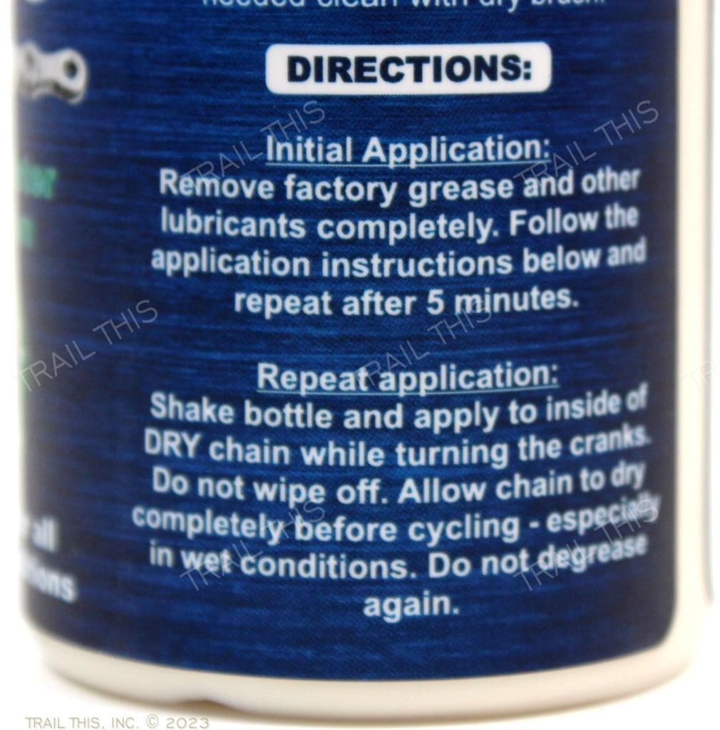 Squirt 4oz Long Lasting Dry Wax-Based Bicycle Chain Bike Lube