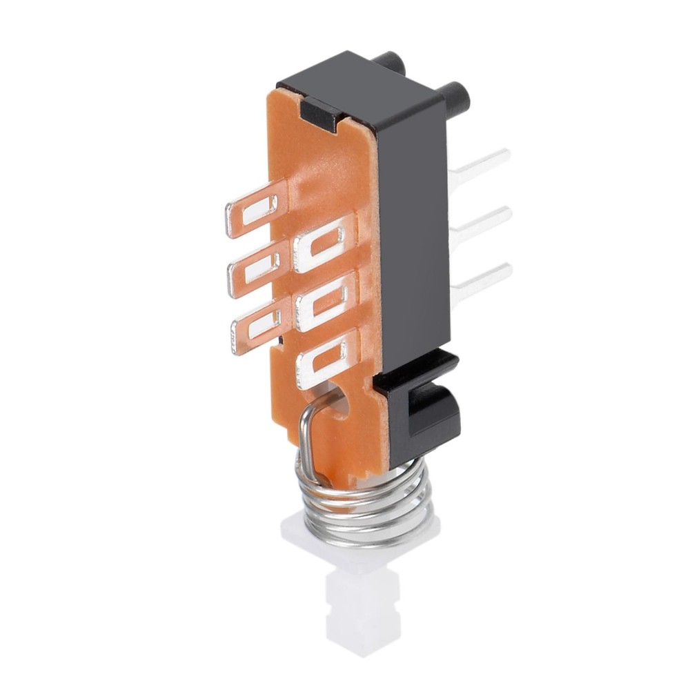 Push Button Switch DPDT 6 Pin 1 Position Self-Locking 2pcs