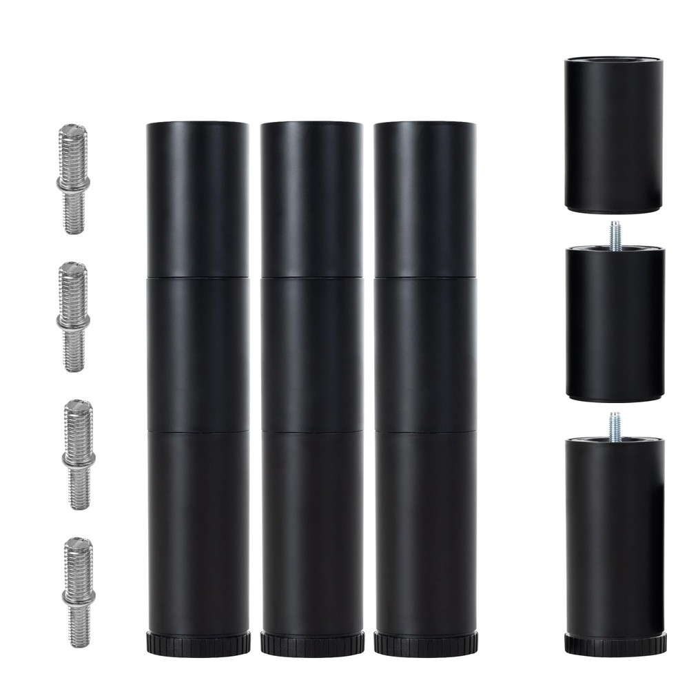 Adjustable Bed Legs for Adjustable Bed Base Frame, 4 Kind Threads Include,12 ...