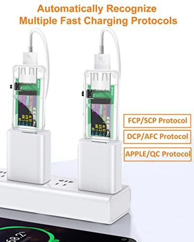 USB 3.0 Tester, IPS Color Display Digital Multimeter Voltmeter Current Clear