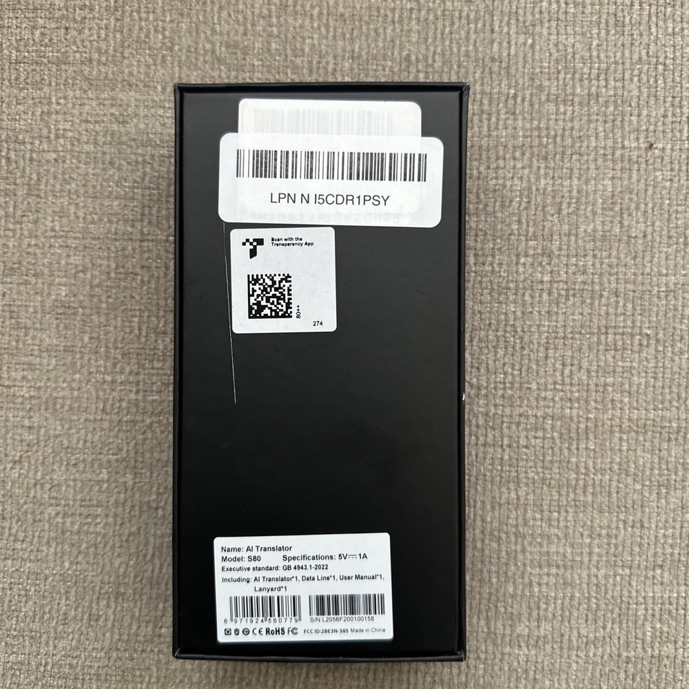 AI TRANSLATOR Model S80