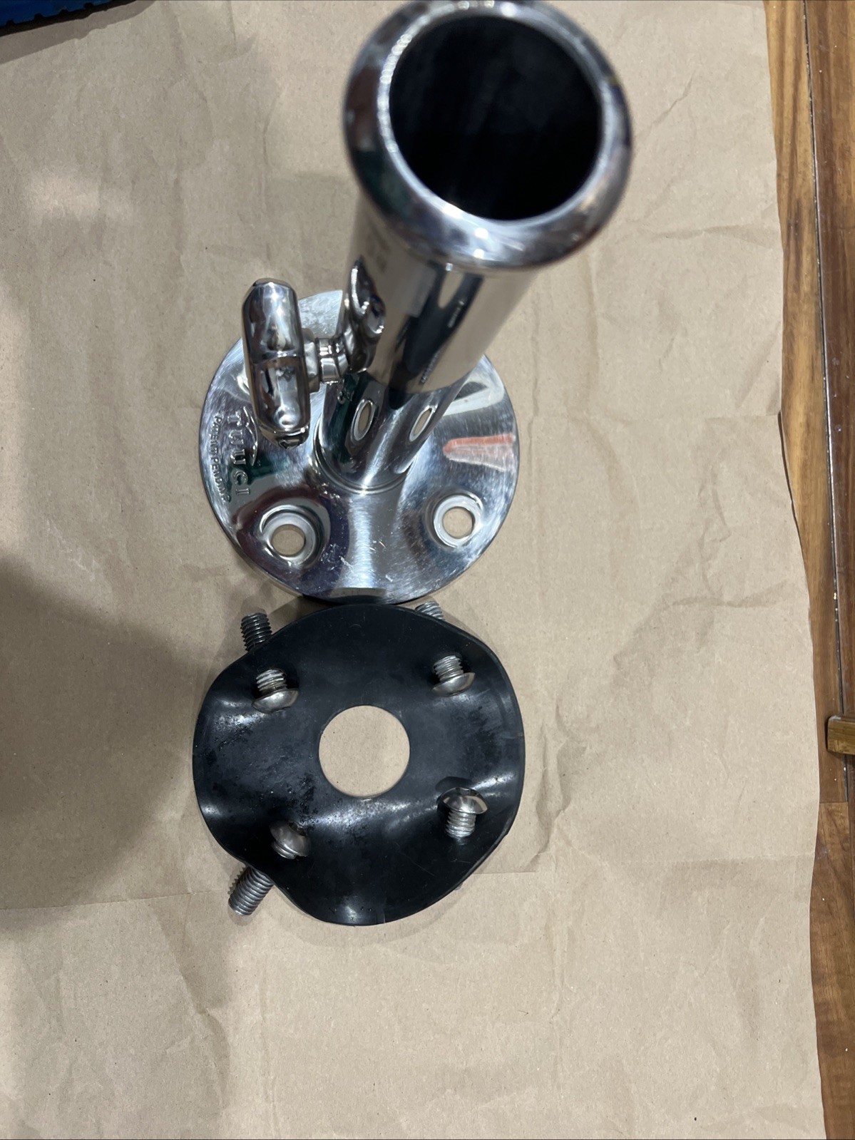 Umbrella Mount For Your Deck Patio Boat TUUCI Brand Stainless Steel Very Thick