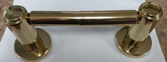 Paper Holder Polished Brass