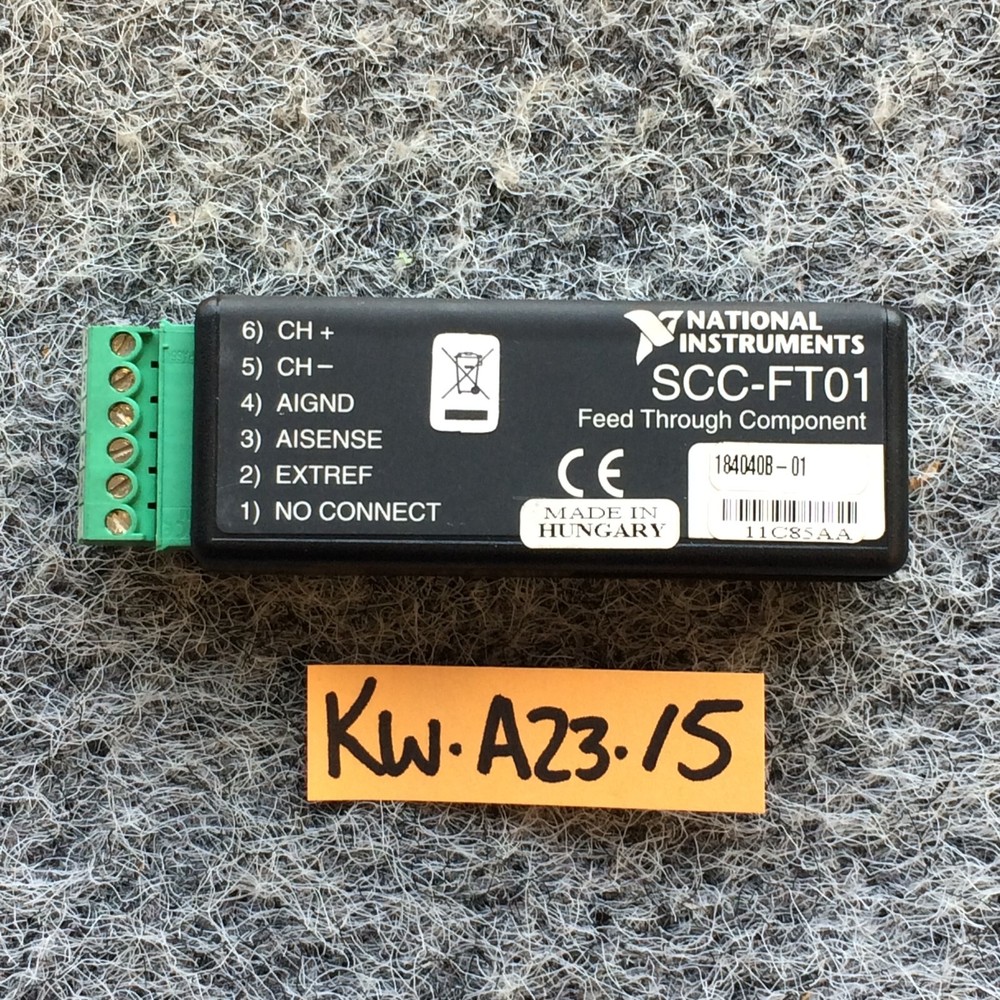 National Instruments NI SCC-FT01  Feed Through Component 1844040B-01