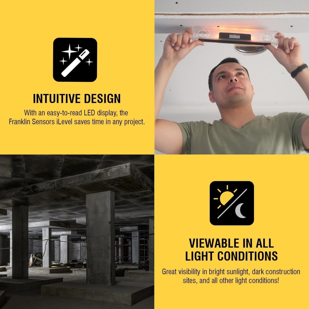 High Visibility Magnetic Level with LED Display/