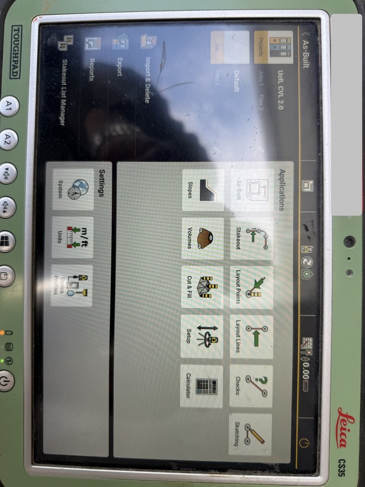 Leica icon 62 rts, large tablet, software, Prism & Pole, Case