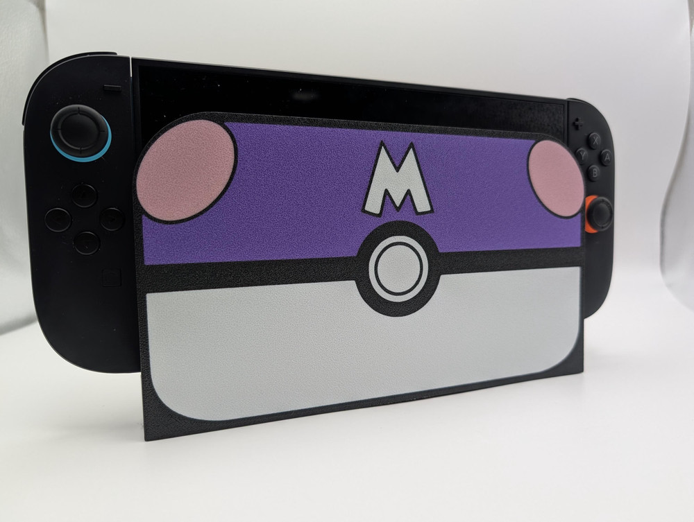 Pokemon Masterball Dock Cover Faceplate for Nintendo Switch 2
