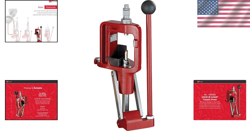 Reliable Lock-N-Load Classic Reloading Press Kit with Essential Components