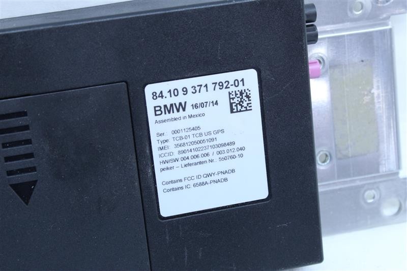 Used Telematics Interface Module fits: 2015 Bmw 328I Communication telematics co