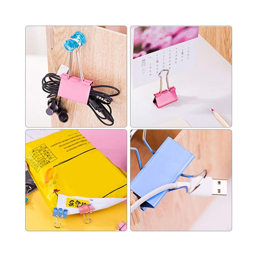 Binder Clips - Assorted Sizes 100 Count, X Large, Large, Medium, Small, Mini ...