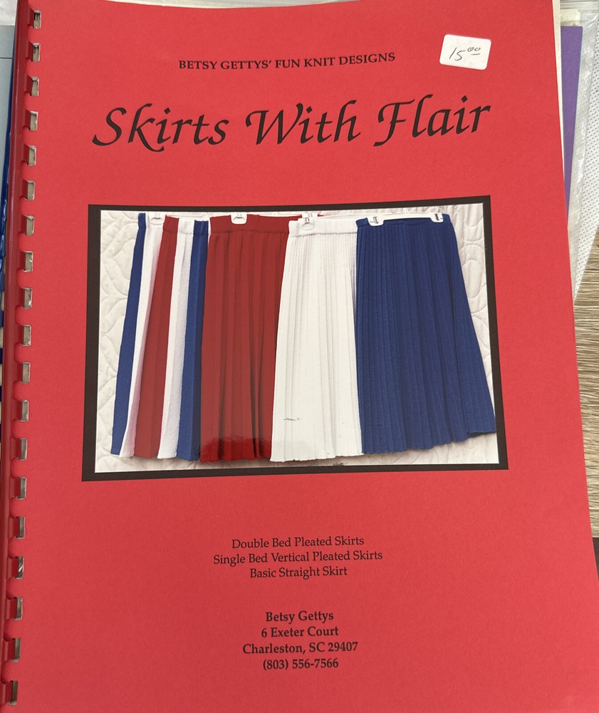 Skirts With Flair Betsy Gettys Fun Machine Knitting Design -OOP 1994 Getty