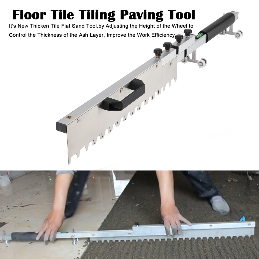 Tile Flat Ash Tool Flat Sand Tiling Leveling System Tile Paving Decorative Tool