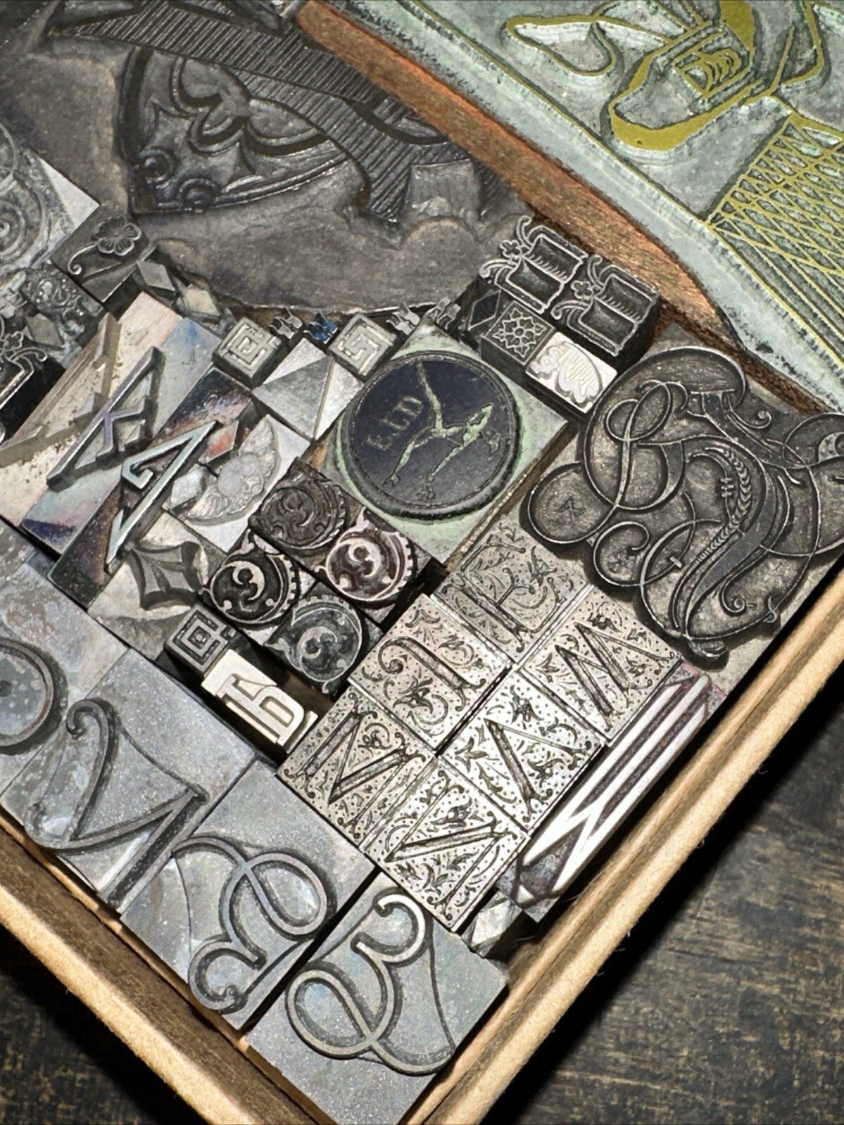 Printing Blocks Ornamentals Borders Dingbats. Wonderful Variety!! #C Beautiful!