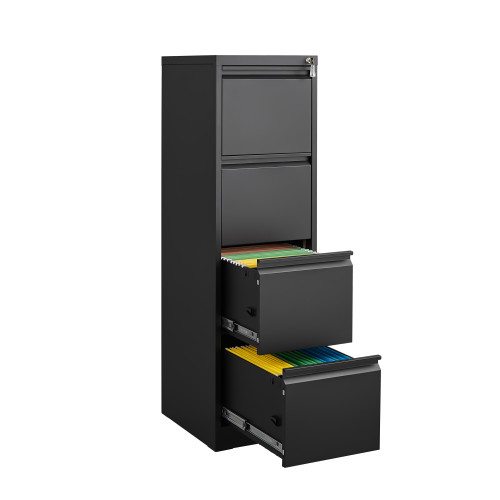 4 Drawer Vertical Filing Cabinet With Lock
