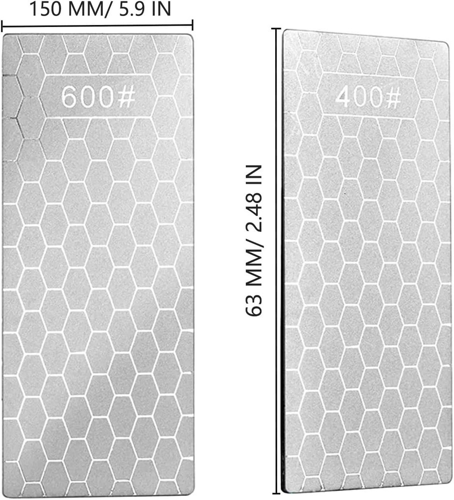 Diamond Sharpening Stone, 5 Pcs Knife Sharpening Stone for Kitchen Sharpening, D