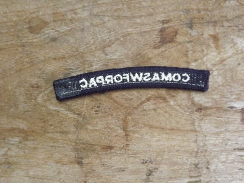 Navy COMASWFORPAC Tab - INV# C1494
