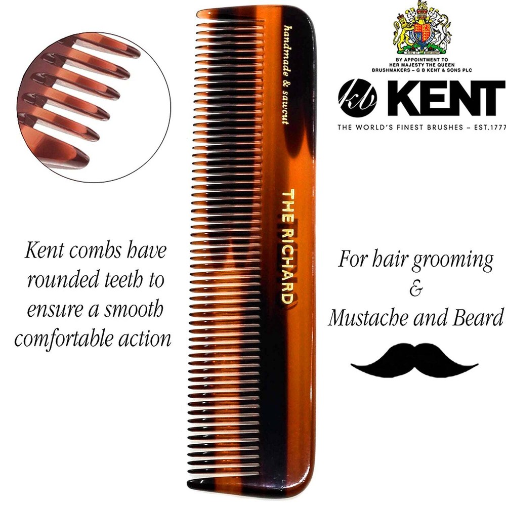 4.5" Handmade Fine Tooth Pocket Comb