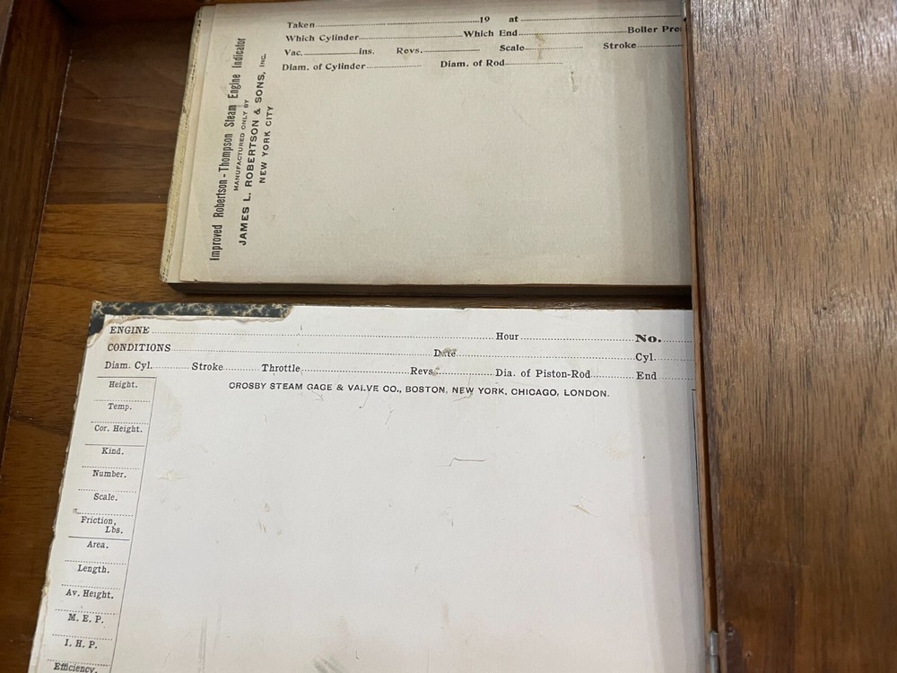 RARE Improved Robertson-Thompson Steam Engine Indicator