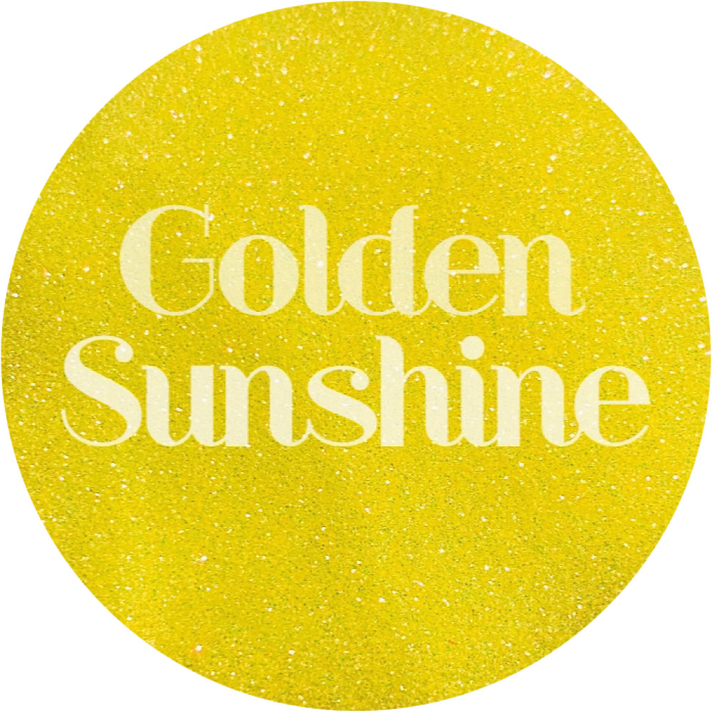 Premium Polyester Glitter - Yellow Iridescent Fine