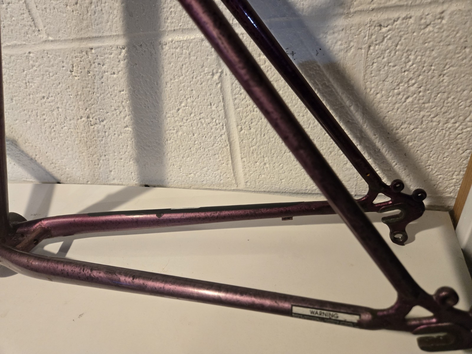 Vintage GT Cirque Mtb Hybrid Bicycle Frame Purple Flake Size 59cm Used Good...