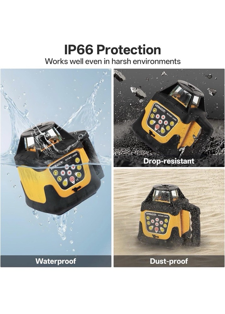 Self-Leveling Rotary Laser Level Kit