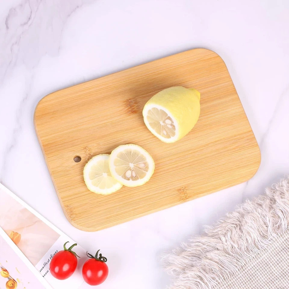 Bamboo Cutting Board Set for Kitchen,Small Cutting Boards with Holder,Serving...