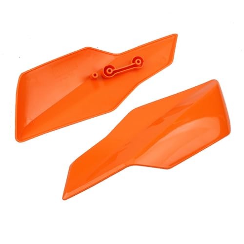 Motorcycle Handguards PP Plastic Handlebar Protector Wind Cold Hand Oranger