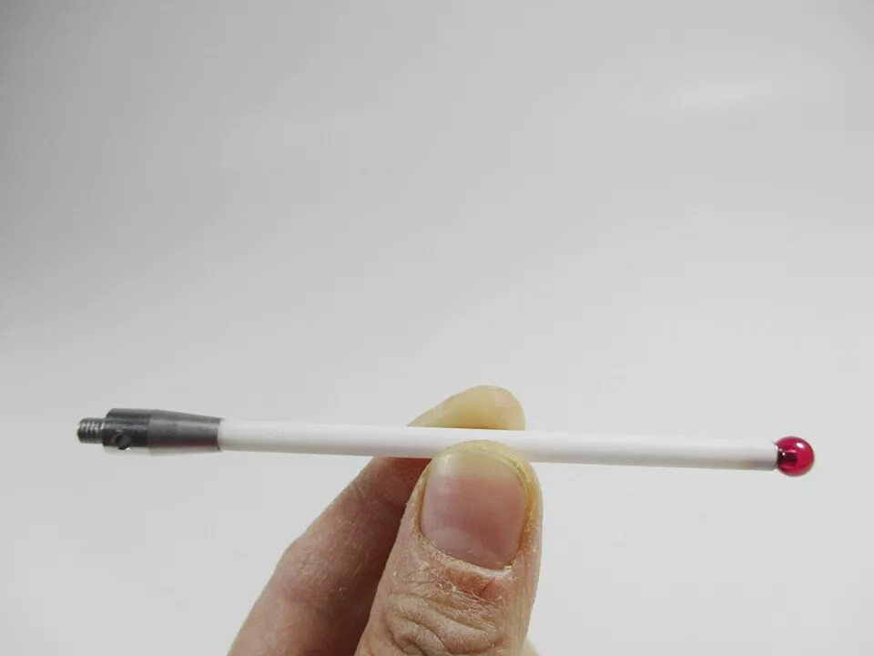 A-5000-3712 Three-Dimensional Styli M4 Threaded Gemstone 6.0×100MM 1PC