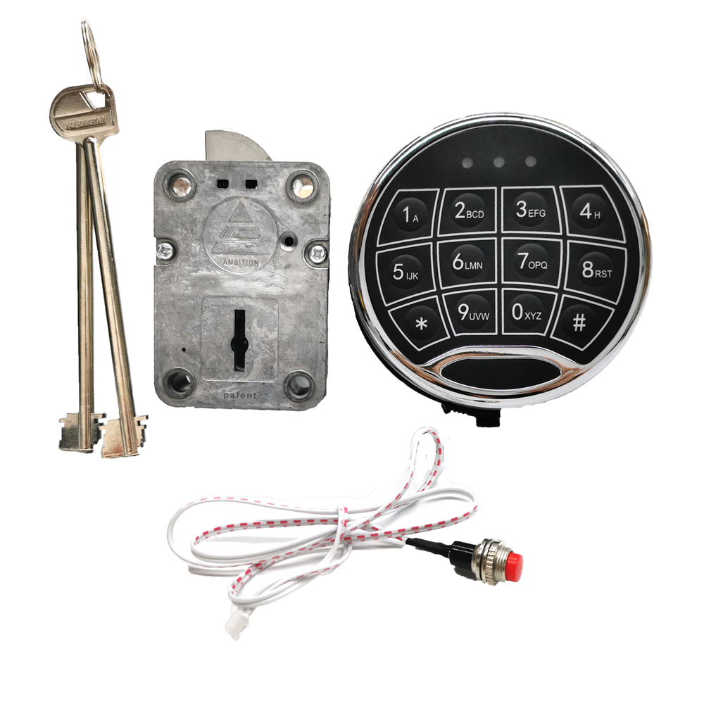 Ambition Swing Bolt UL Listed Electronic Safe Lock for Safes Replace Right Hand