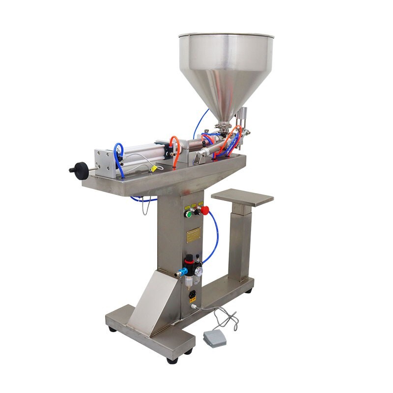 30ml-300ml Pneumatic Paste & Liquid Filling Machine Single Head Floor Type