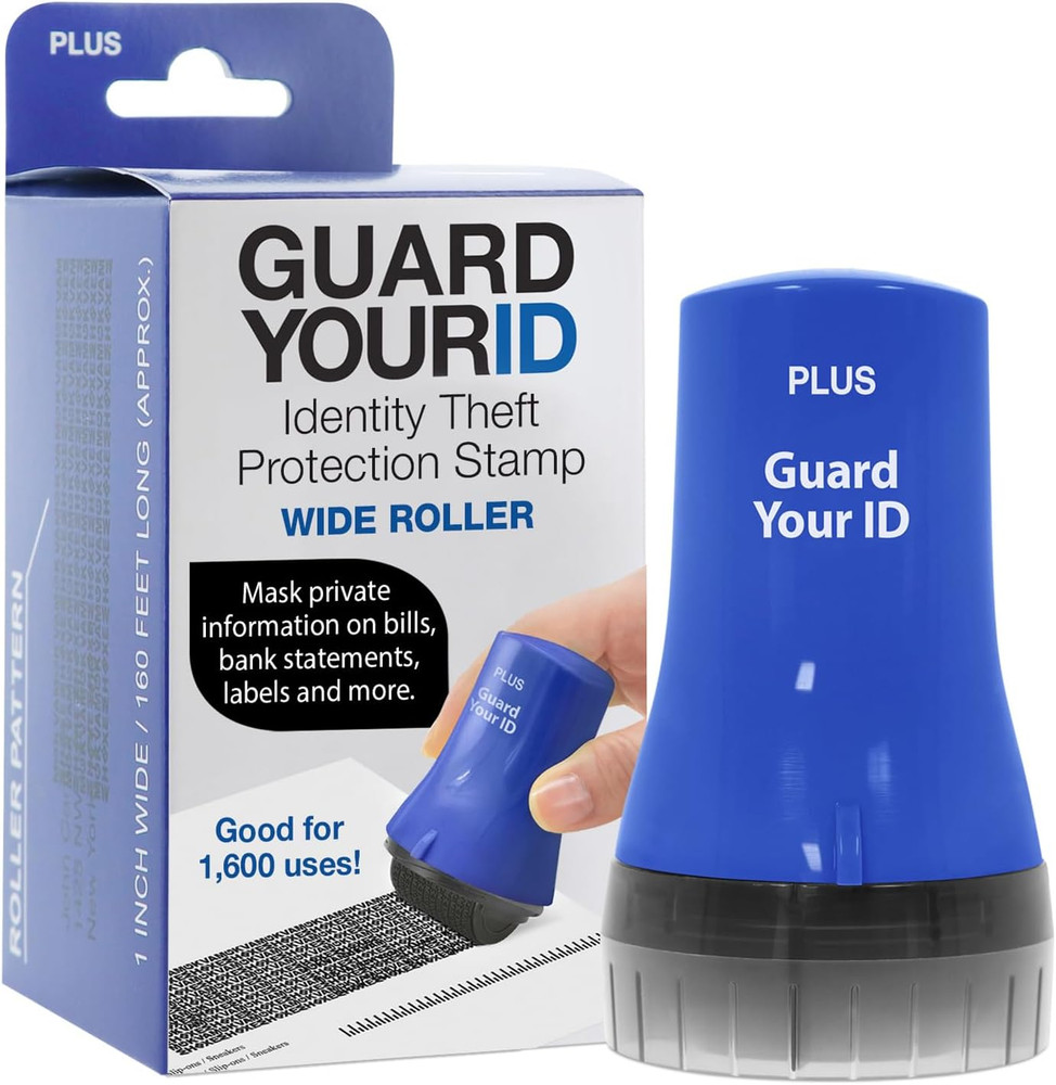 Guard Your ID Wide Advanced Roller 2.0 Identity Theft Prevention Security Stamp