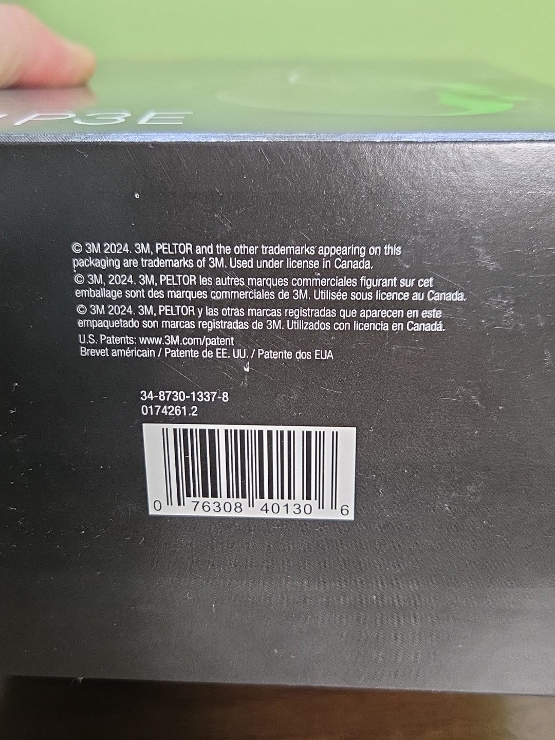 3M X1P3E Peltor Cap Mount Ear Muffs Hard Hat Attachment Noise Reduction NRR 21dB